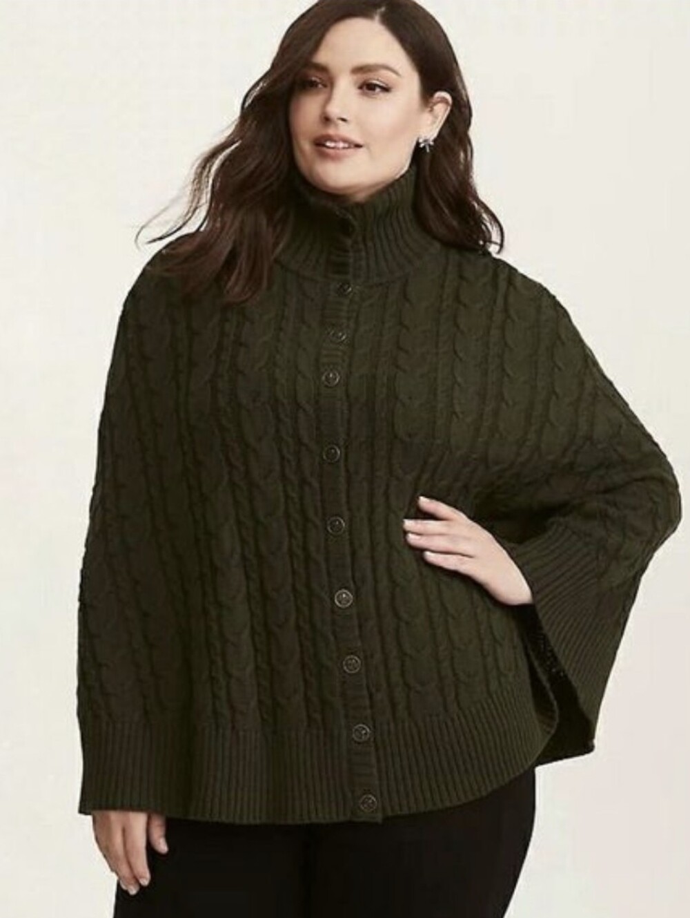 NWT Torrid X Outlander Cable Knit Cape/Poncho Size 0/1